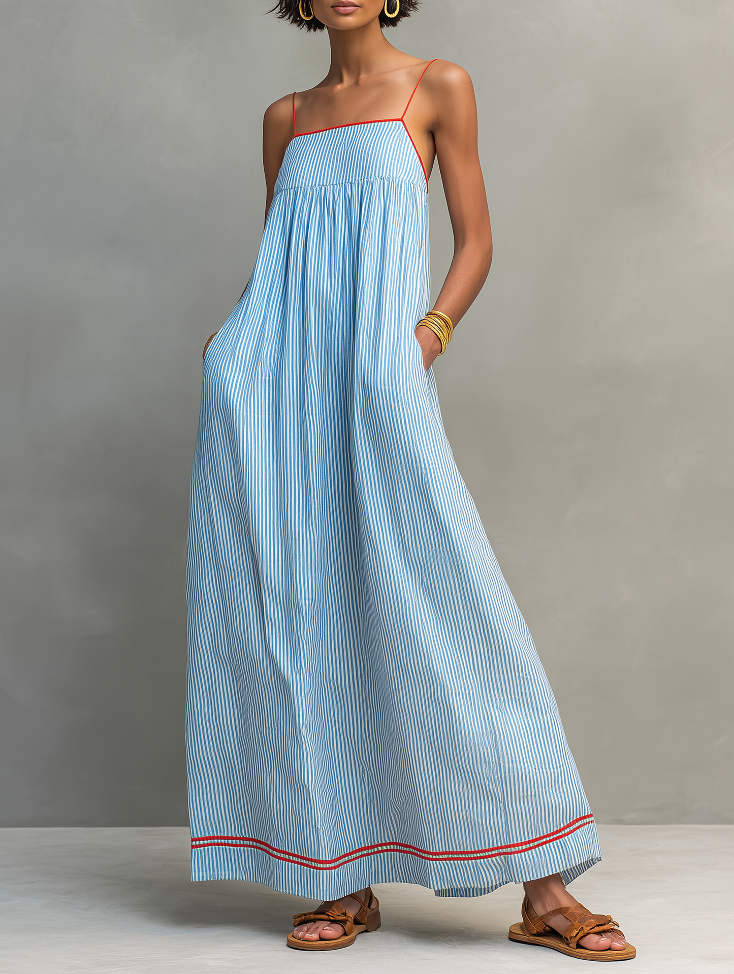 MOREAU LYON | ROBE MAXI ÉTÉ FLUIDE POUR FEMMES