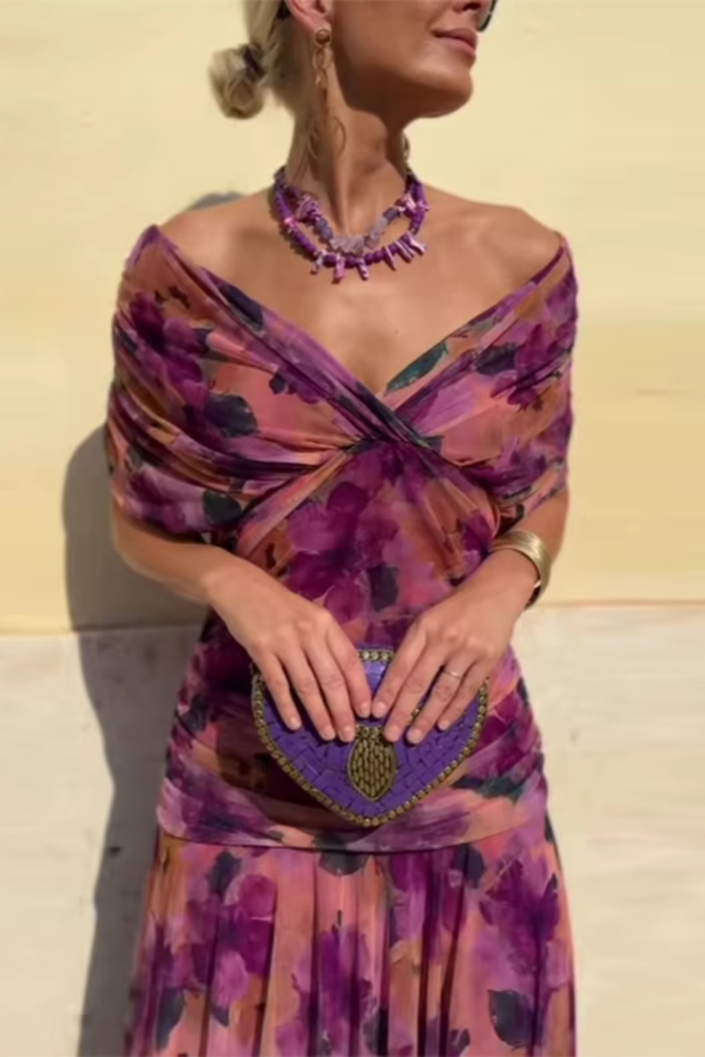VESTIDO LARGO FLUIDO PARA MUJER