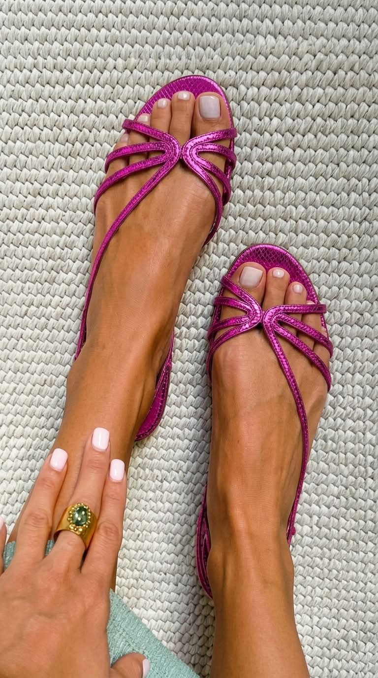 SANDALIAS DORADAS ELEGANCIA VERANIEGA