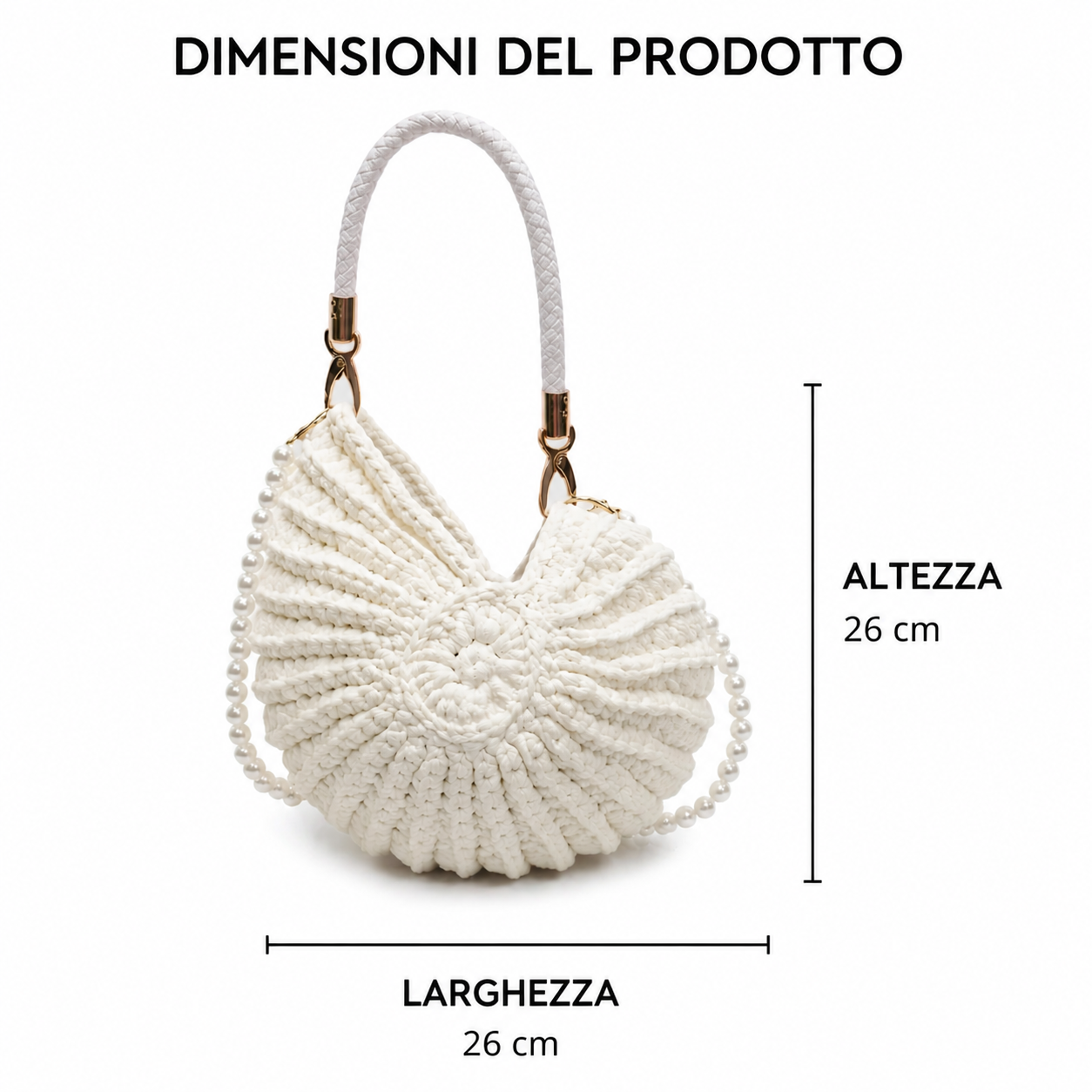 BOLSO TRENZADO PERLE