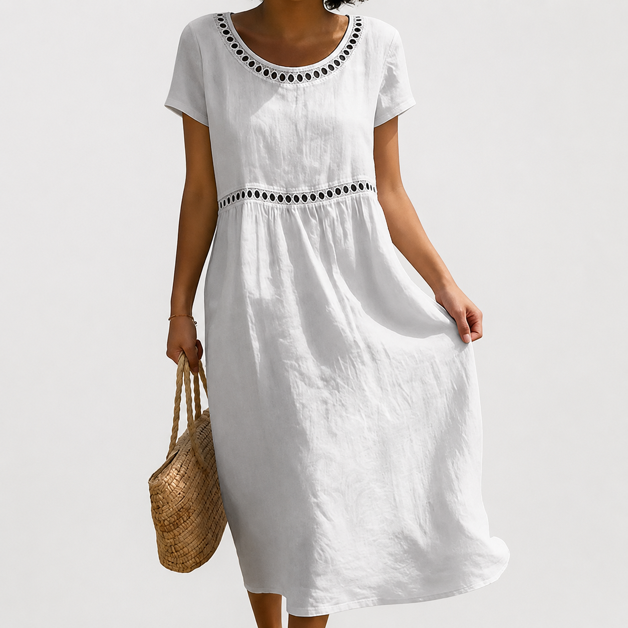 MOREAU LYON | ROBE BRODÉE POUR FEMME