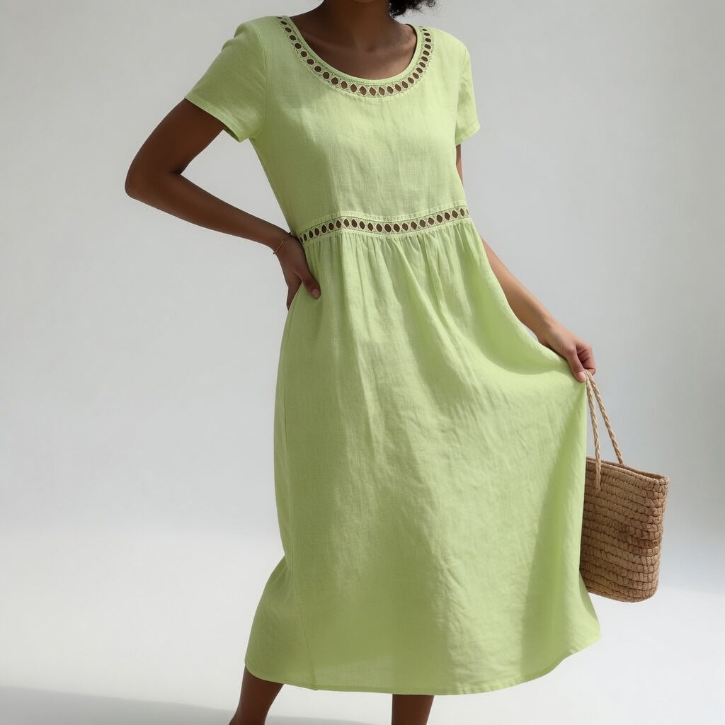 MOREAU LYON | ROBE BRODÉE POUR FEMME