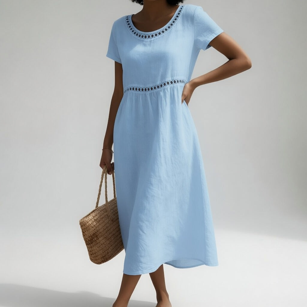 MOREAU LYON | ROBE BRODÉE POUR FEMME