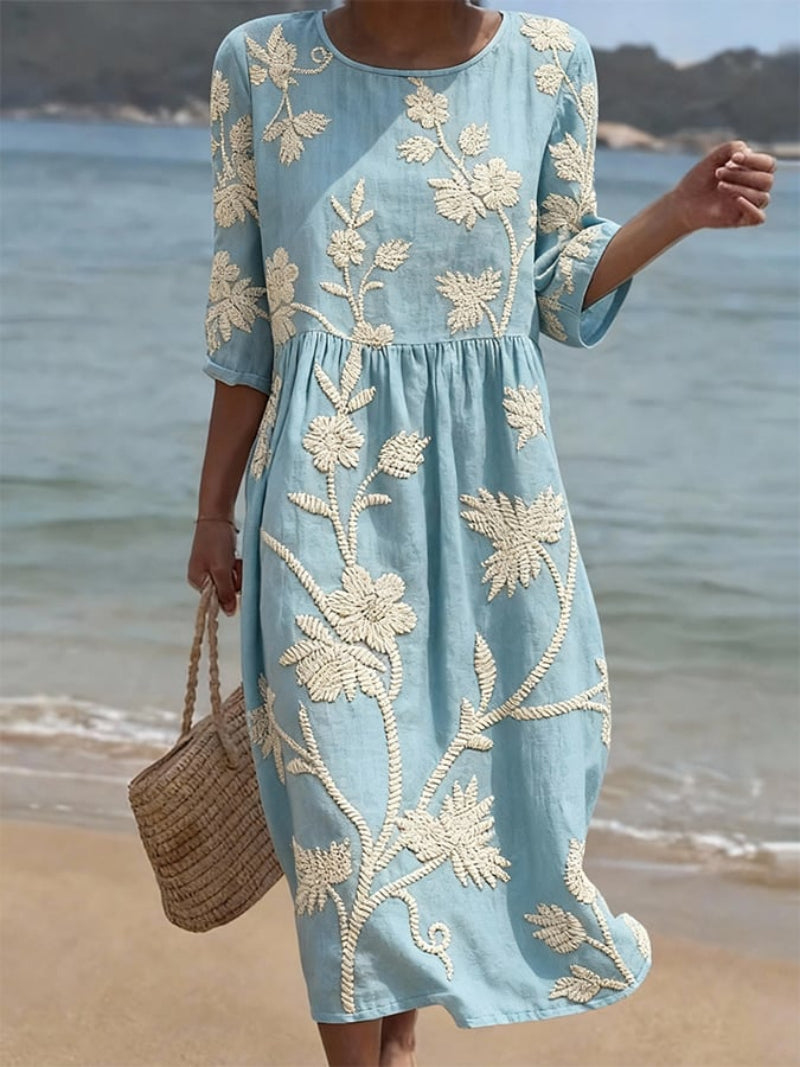 VESTIDO BORDADO