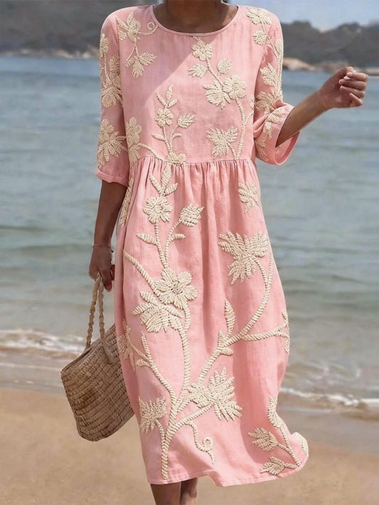 VESTIDO BORDADO