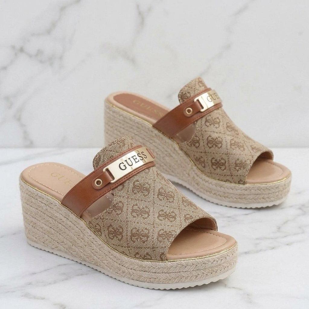 SANDALIAS DE CUÑA GUESS