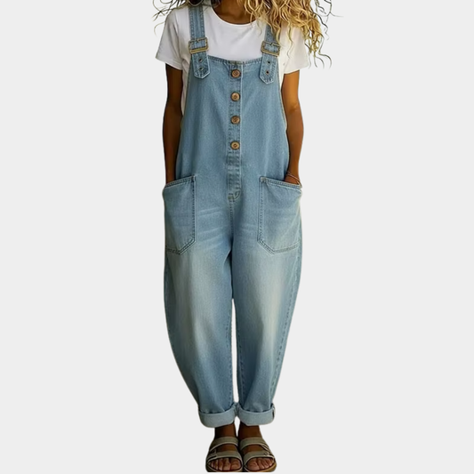 MONO VAQUERO VINTAGE CON TIRANTES AJUSTABLES