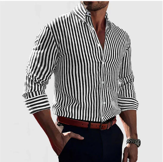 CAMISA DE RAYAS PARA HOMBRE